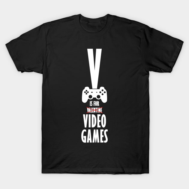 v is for video games T-Shirt by Horisondesignz